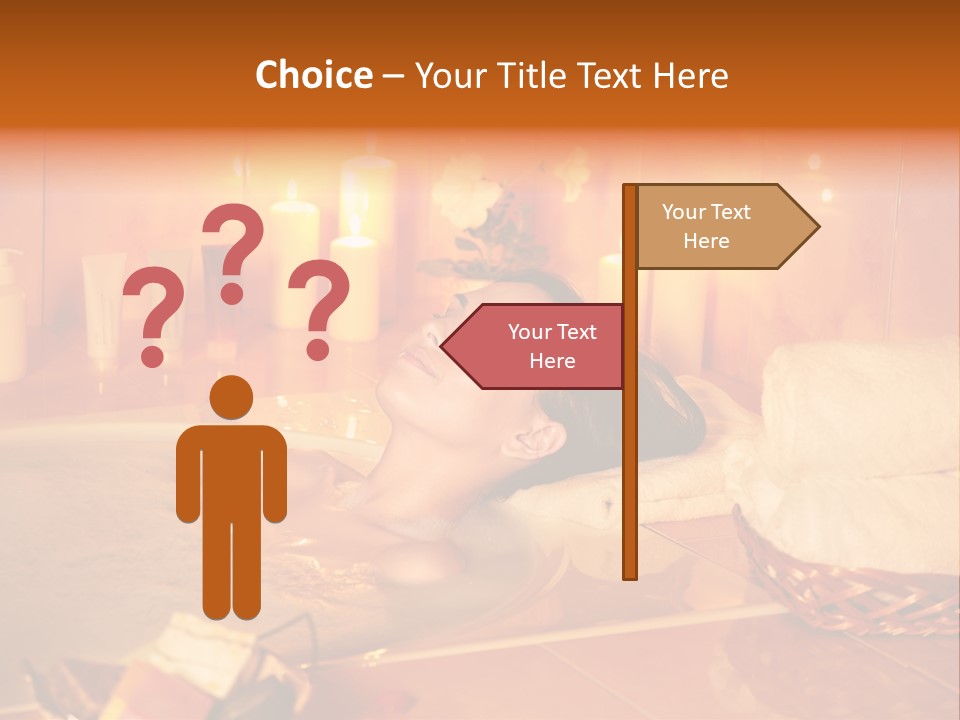 Hot Tub Bathhouse Beauty PowerPoint Template