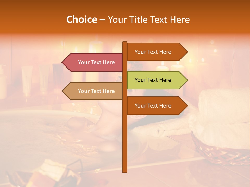 Hot Tub Bathhouse Beauty PowerPoint Template