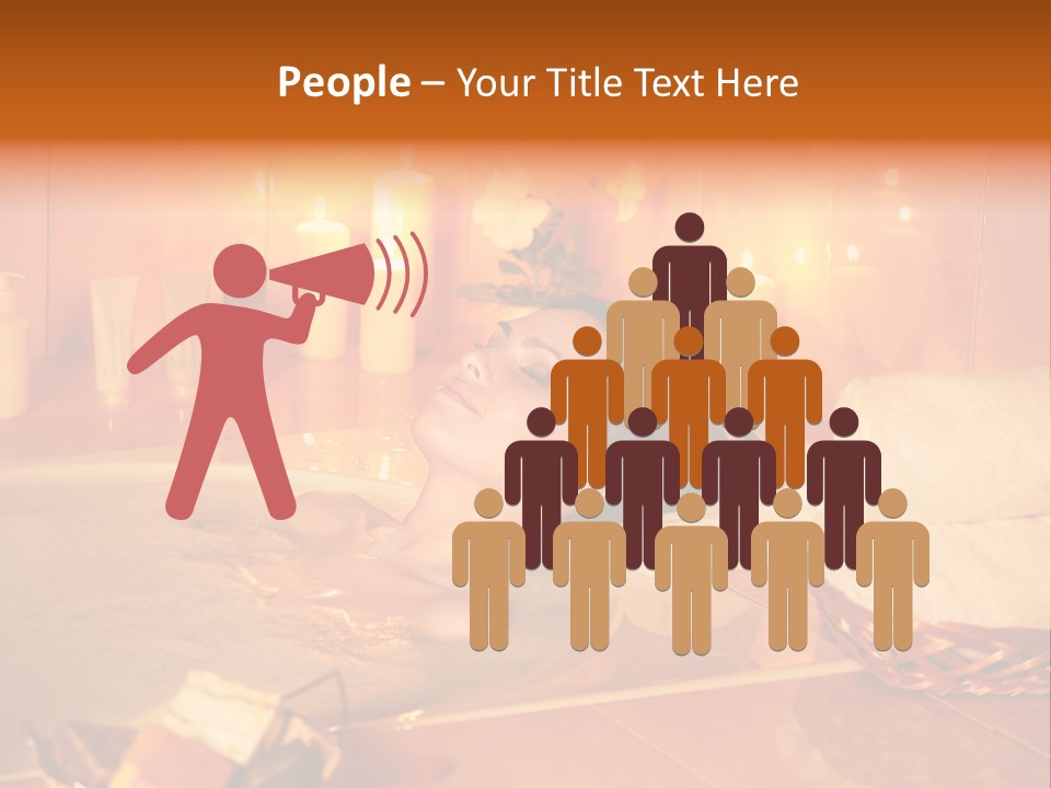 Hot Tub Bathhouse Beauty PowerPoint Template