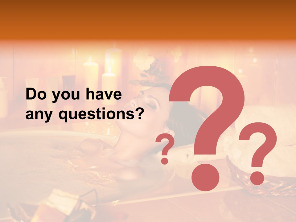 Hot Tub Bathhouse Beauty PowerPoint Template