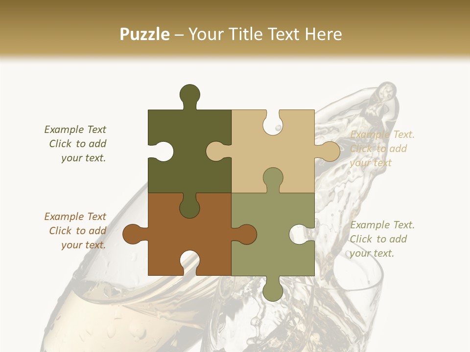 Spill Splash Refreshing PowerPoint Template