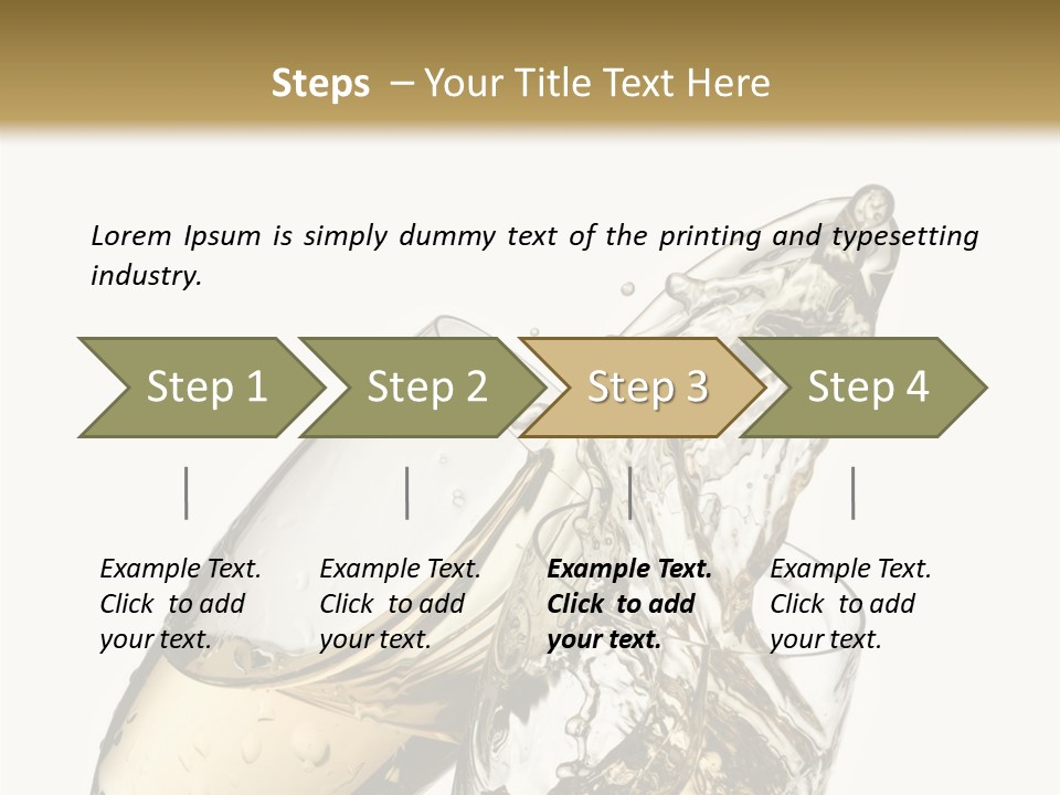 Spill Splash Refreshing PowerPoint Template