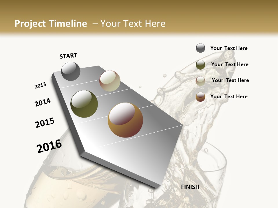 Spill Splash Refreshing PowerPoint Template