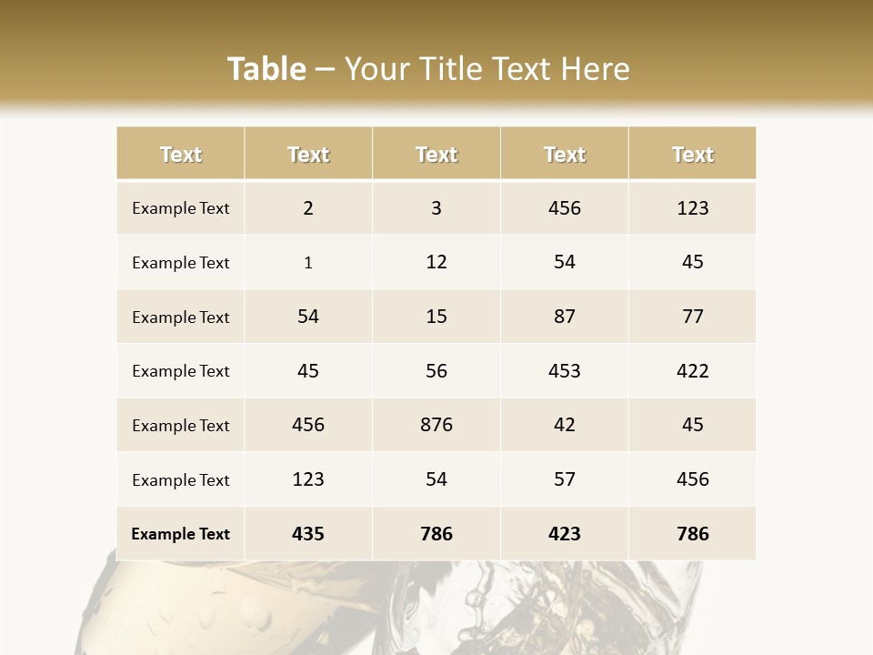 Spill Splash Refreshing PowerPoint Template