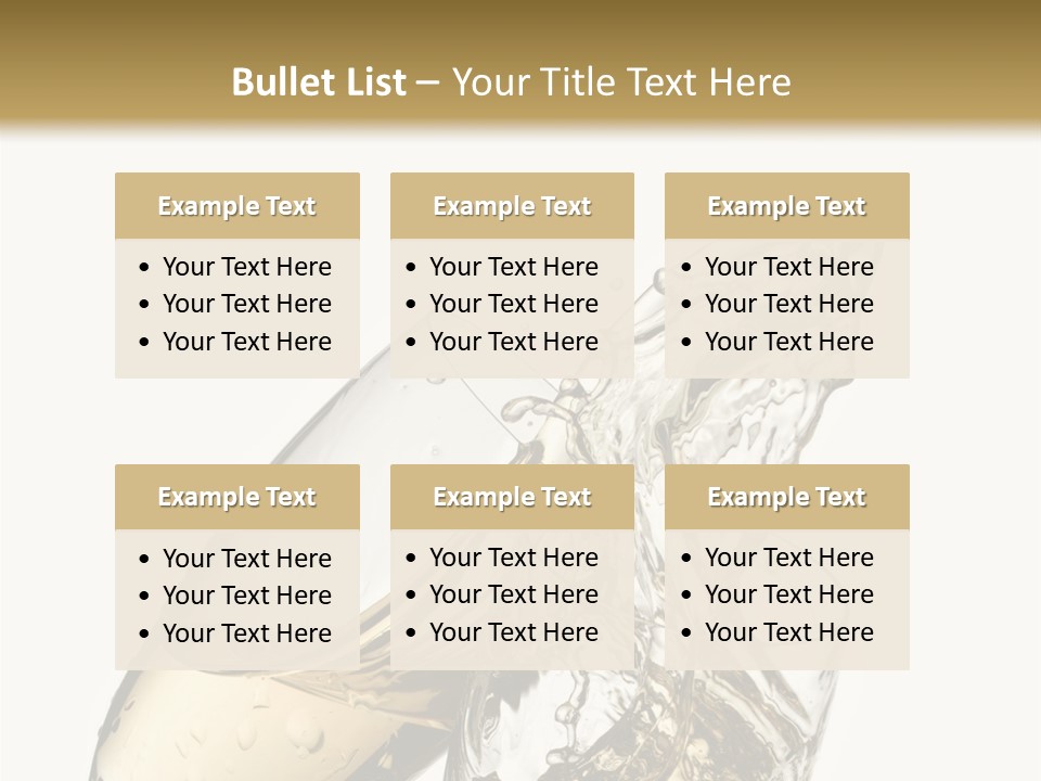 Spill Splash Refreshing PowerPoint Template