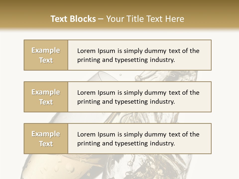 Spill Splash Refreshing PowerPoint Template