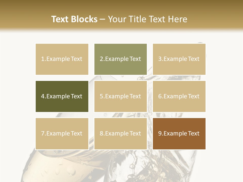 Spill Splash Refreshing PowerPoint Template