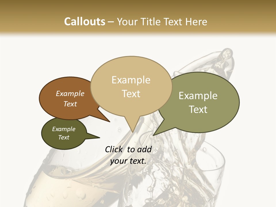 Spill Splash Refreshing PowerPoint Template