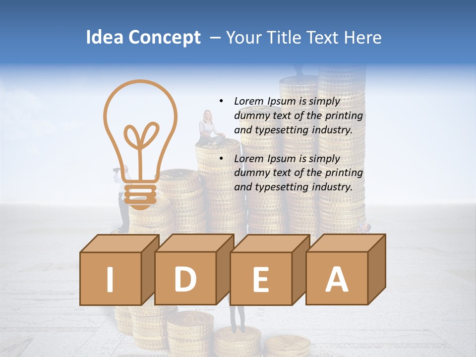 Luxury Rich Growin PowerPoint Template