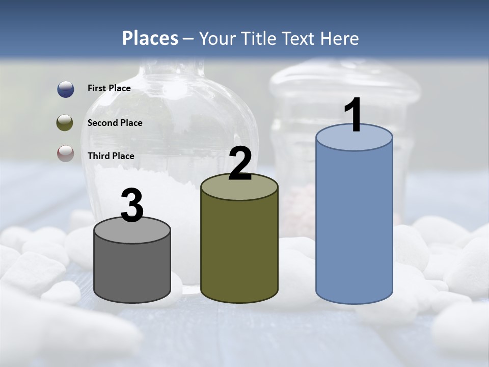 Closeup Mineral Salt Natural Cosmetics PowerPoint Template