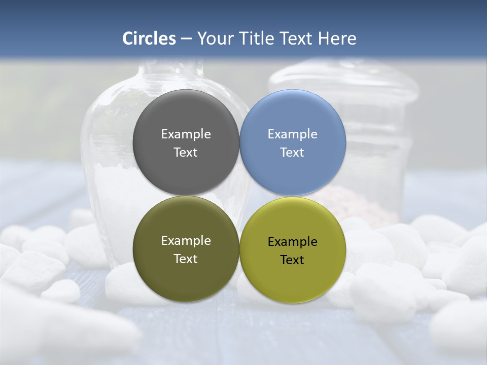 Closeup Mineral Salt Natural Cosmetics PowerPoint Template