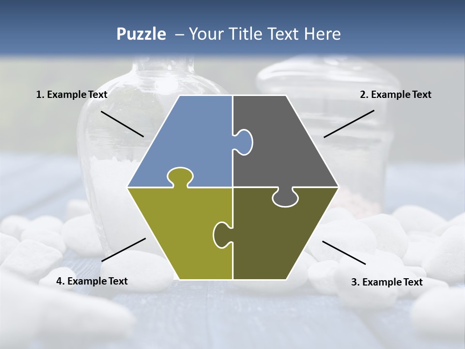 Closeup Mineral Salt Natural Cosmetics PowerPoint Template