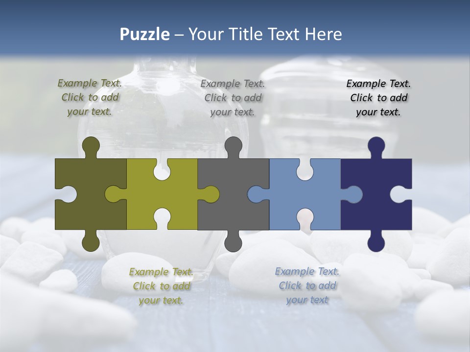 Closeup Mineral Salt Natural Cosmetics PowerPoint Template