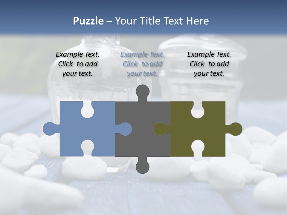 Closeup Mineral Salt Natural Cosmetics PowerPoint Template