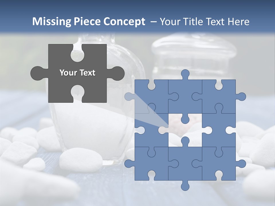 Closeup Mineral Salt Natural Cosmetics PowerPoint Template