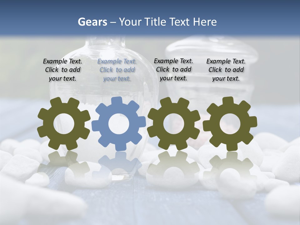 Closeup Mineral Salt Natural Cosmetics PowerPoint Template