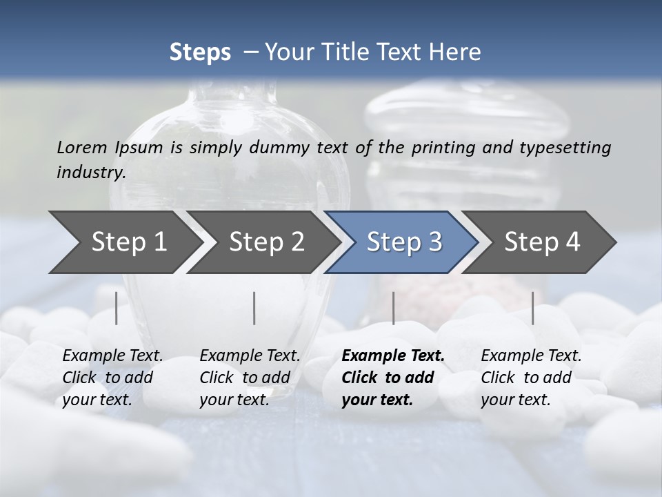 Closeup Mineral Salt Natural Cosmetics PowerPoint Template