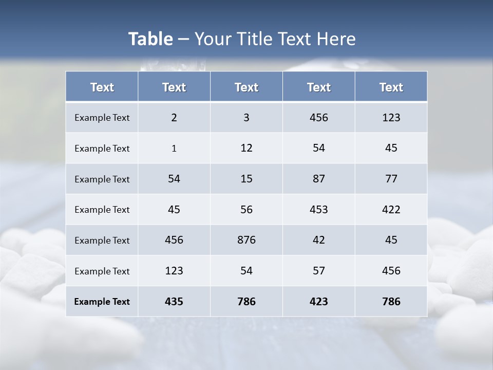 Closeup Mineral Salt Natural Cosmetics PowerPoint Template