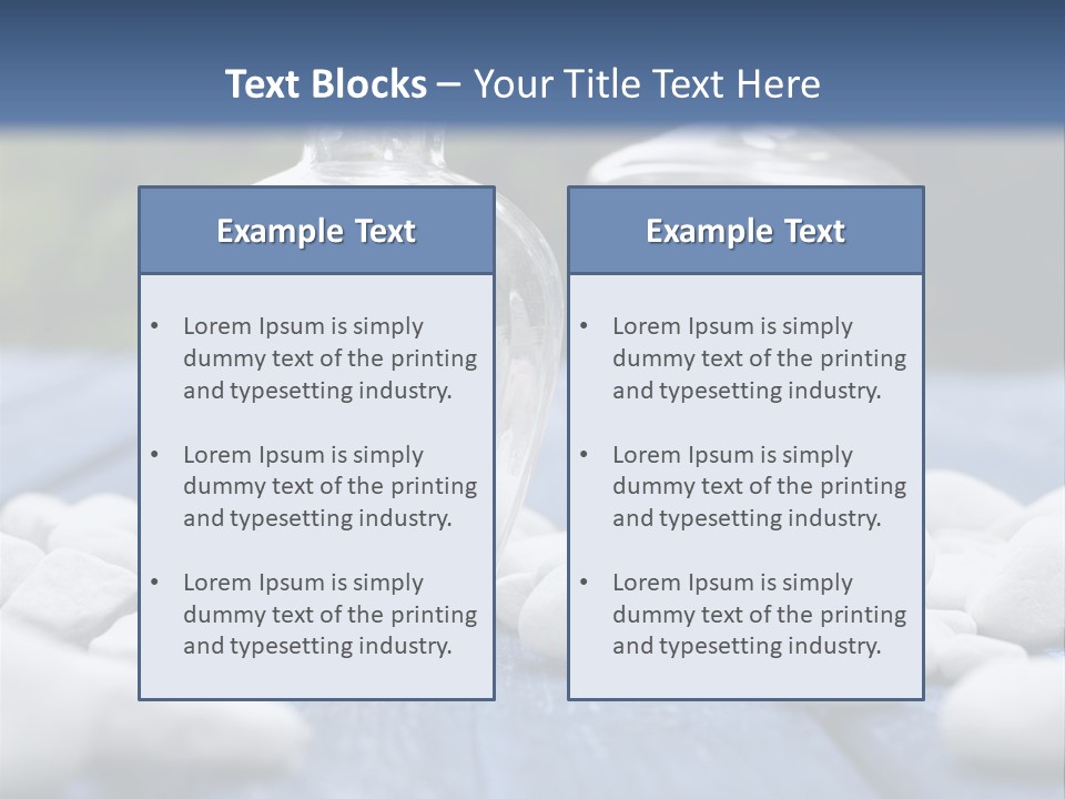 Closeup Mineral Salt Natural Cosmetics PowerPoint Template