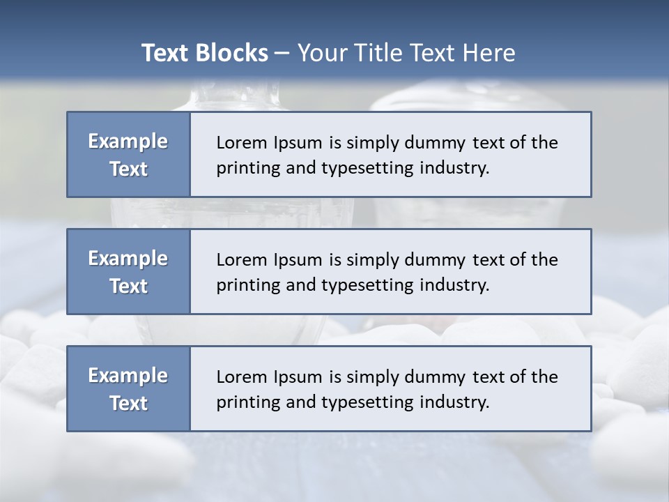 Closeup Mineral Salt Natural Cosmetics PowerPoint Template