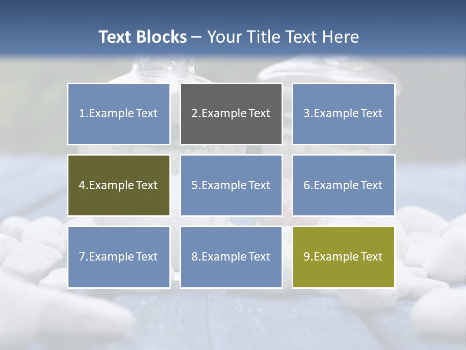 Closeup Mineral Salt Natural Cosmetics PowerPoint Template