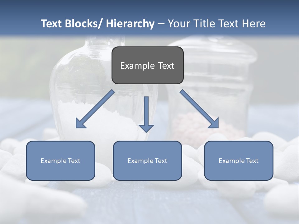 Closeup Mineral Salt Natural Cosmetics PowerPoint Template