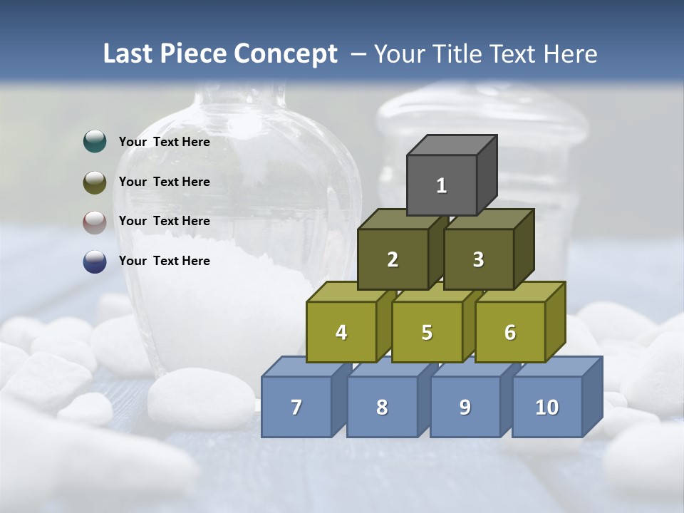 Closeup Mineral Salt Natural Cosmetics PowerPoint Template