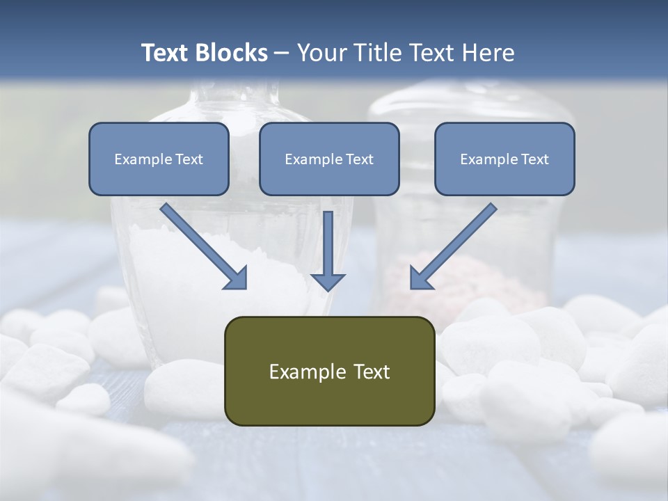 Closeup Mineral Salt Natural Cosmetics PowerPoint Template