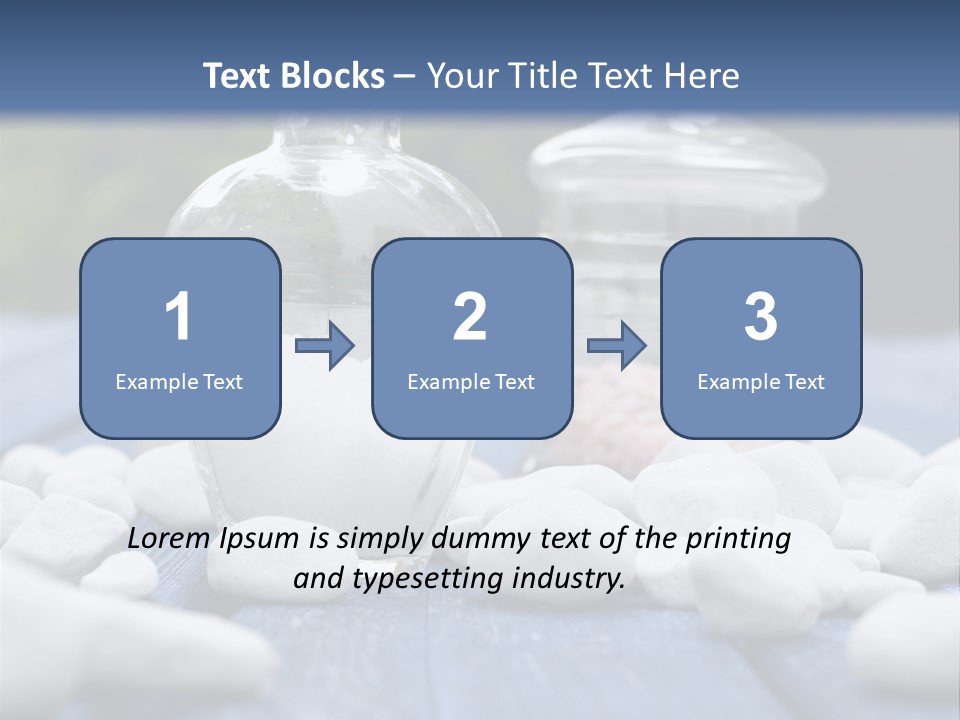 Closeup Mineral Salt Natural Cosmetics PowerPoint Template