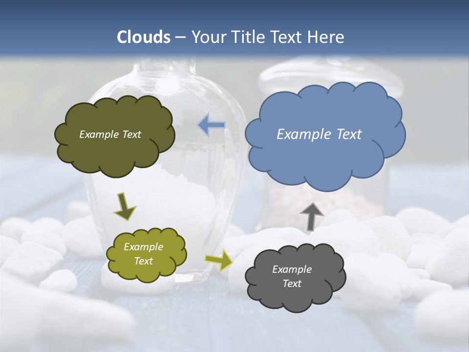 Closeup Mineral Salt Natural Cosmetics PowerPoint Template