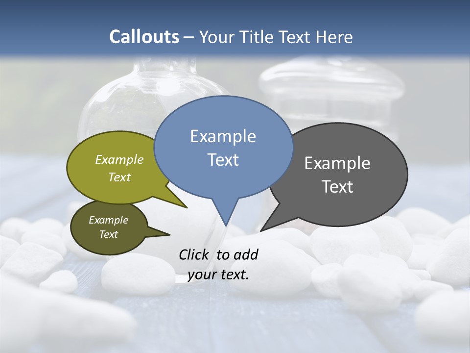 Closeup Mineral Salt Natural Cosmetics PowerPoint Template