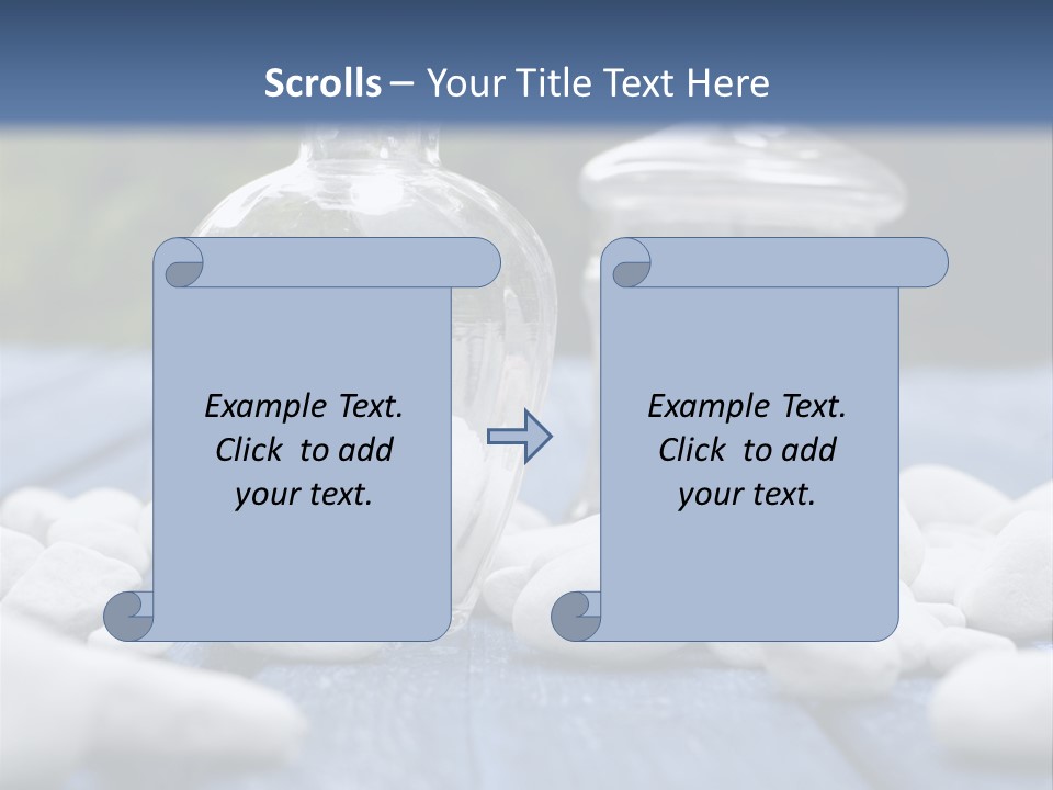 Closeup Mineral Salt Natural Cosmetics PowerPoint Template