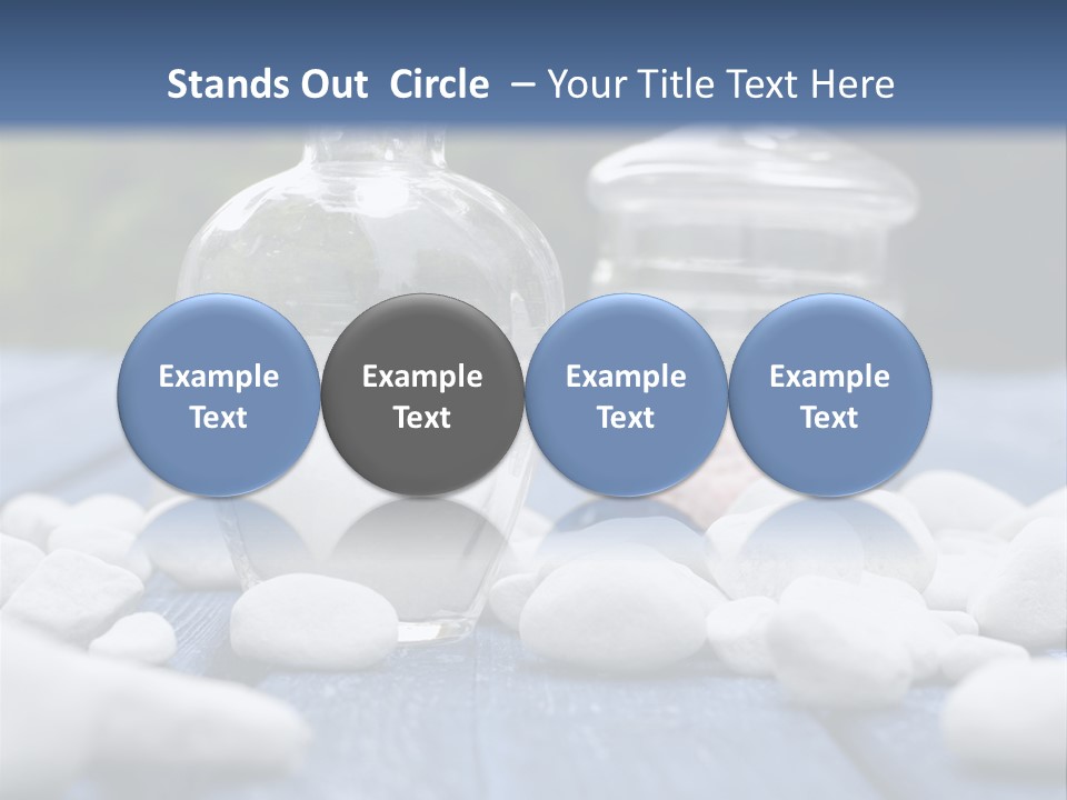 Closeup Mineral Salt Natural Cosmetics PowerPoint Template