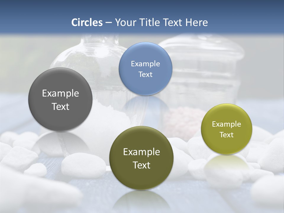 Closeup Mineral Salt Natural Cosmetics PowerPoint Template