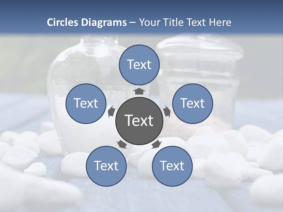 Closeup Mineral Salt Natural Cosmetics PowerPoint Template