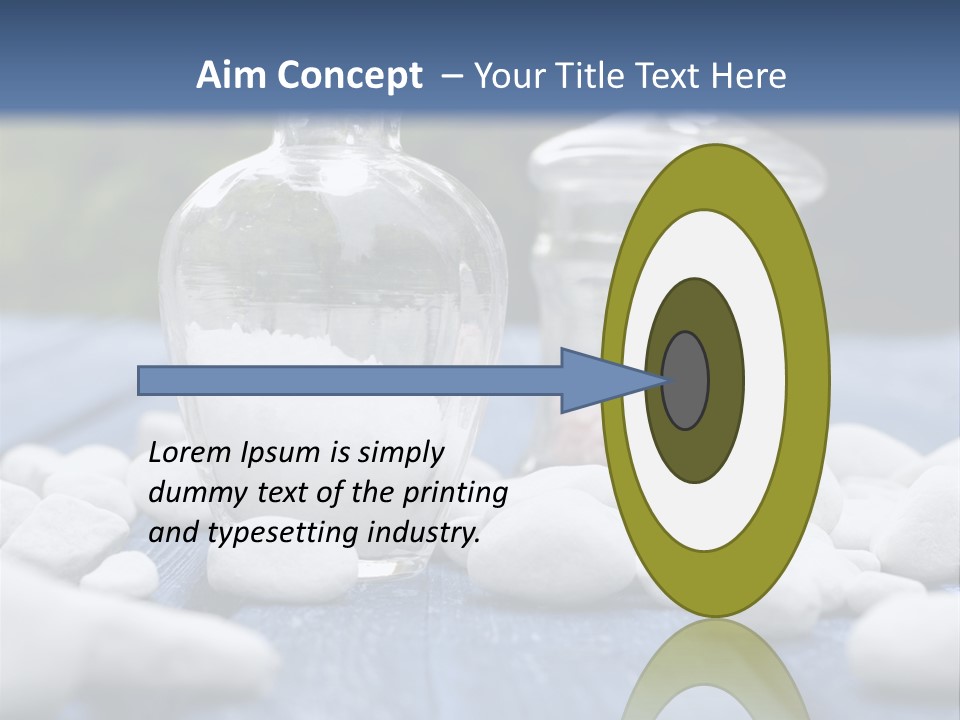 Closeup Mineral Salt Natural Cosmetics PowerPoint Template