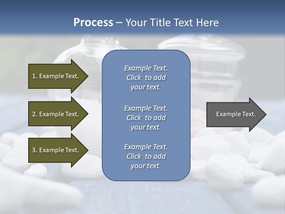 Closeup Mineral Salt Natural Cosmetics PowerPoint Template