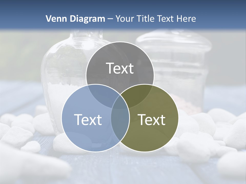 Closeup Mineral Salt Natural Cosmetics PowerPoint Template