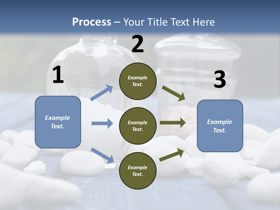 Closeup Mineral Salt Natural Cosmetics PowerPoint Template