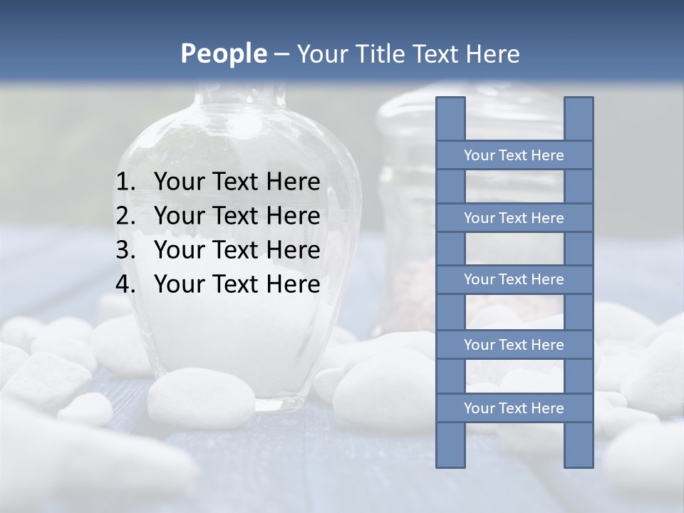 Closeup Mineral Salt Natural Cosmetics PowerPoint Template