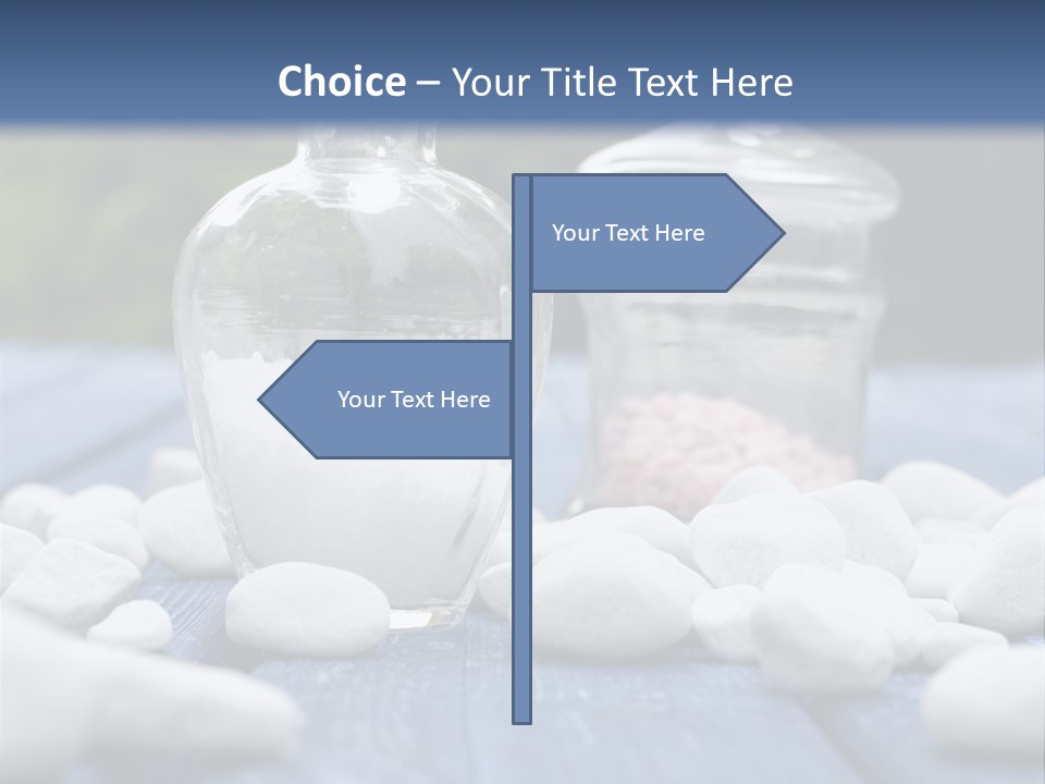 Closeup Mineral Salt Natural Cosmetics PowerPoint Template