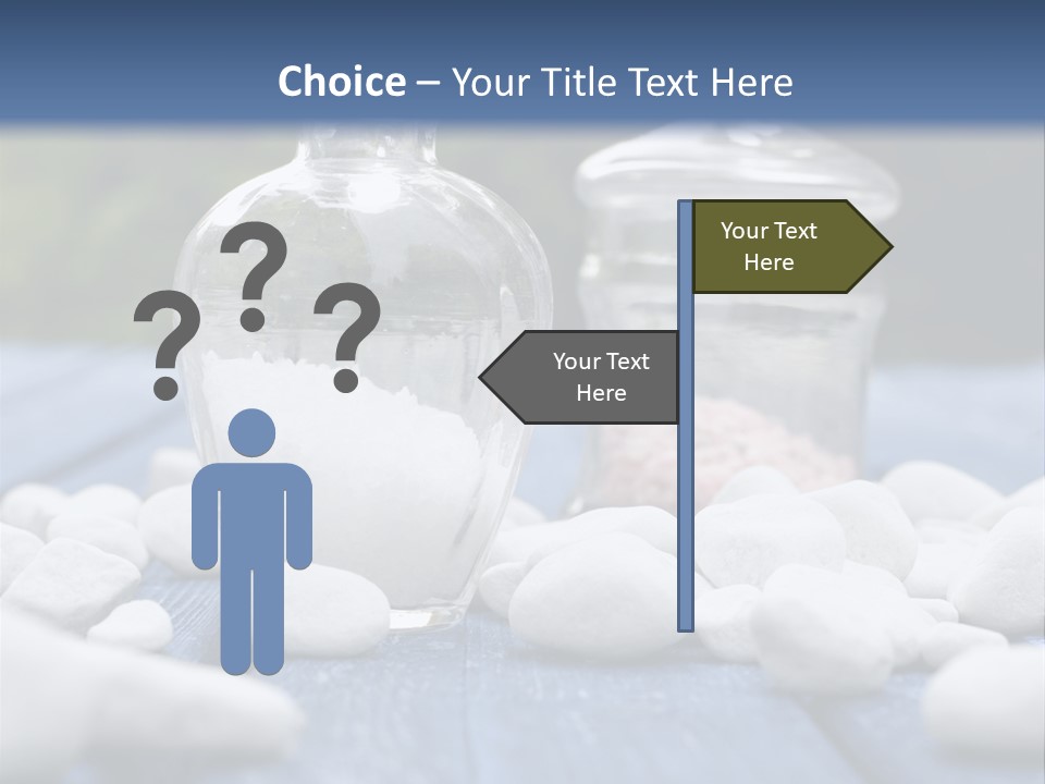 Closeup Mineral Salt Natural Cosmetics PowerPoint Template