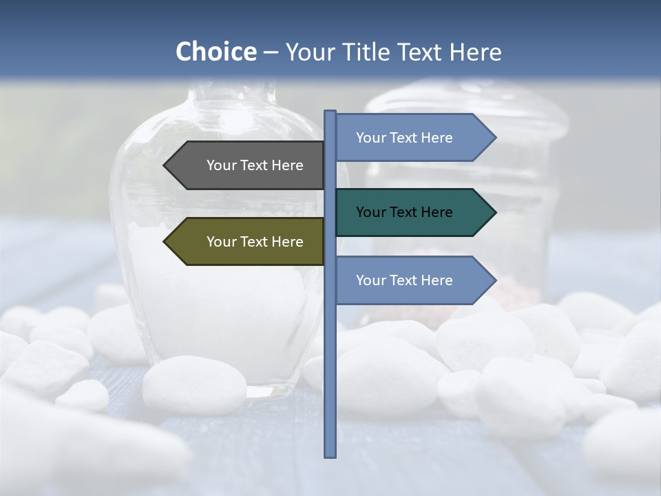 Closeup Mineral Salt Natural Cosmetics PowerPoint Template