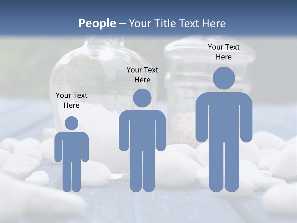 Closeup Mineral Salt Natural Cosmetics PowerPoint Template