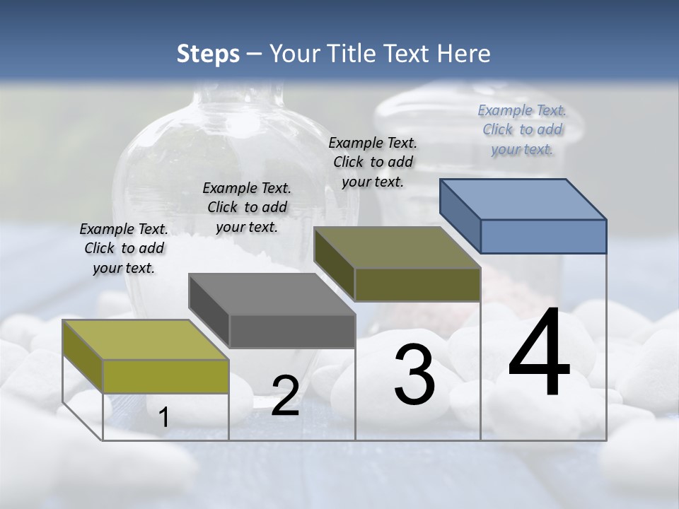 Closeup Mineral Salt Natural Cosmetics PowerPoint Template