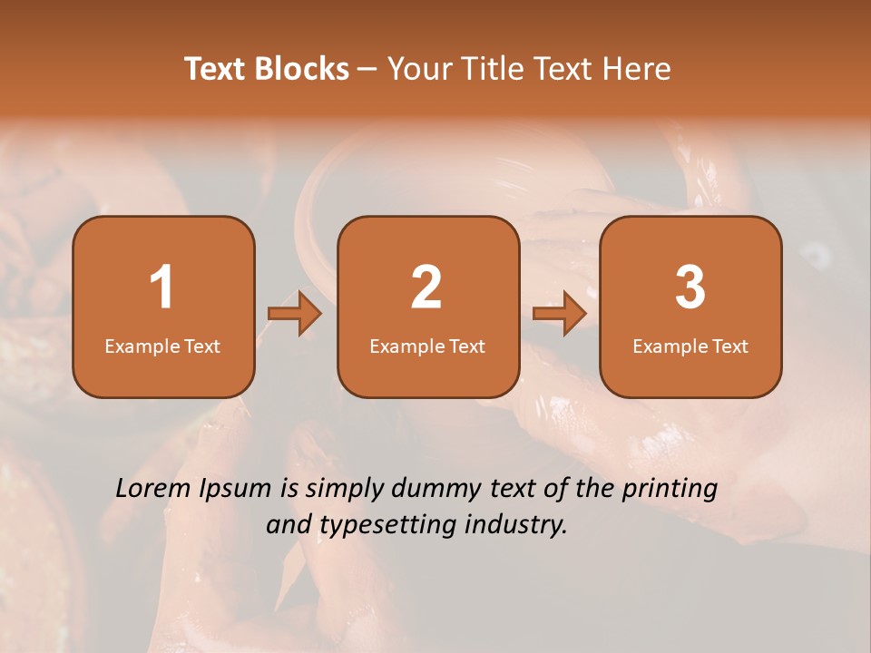 Artisan Cup Dexterity PowerPoint Template