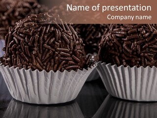 Photography Brigadier Candy PowerPoint Template
