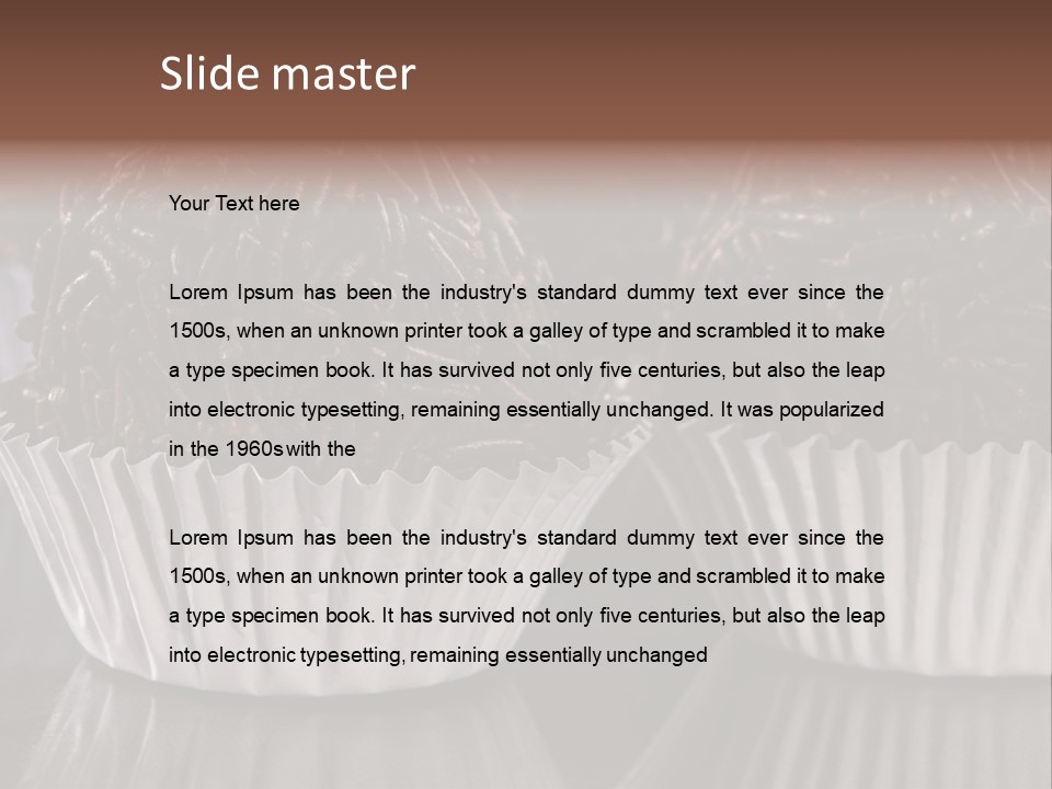 Photography Brigadier Candy PowerPoint Template