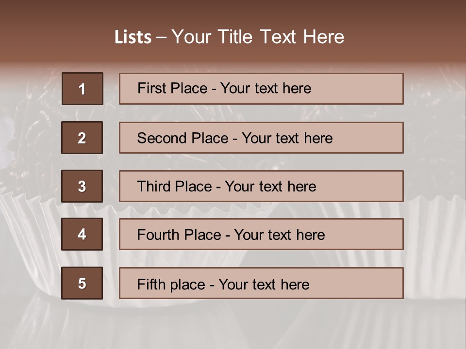Photography Brigadier Candy PowerPoint Template