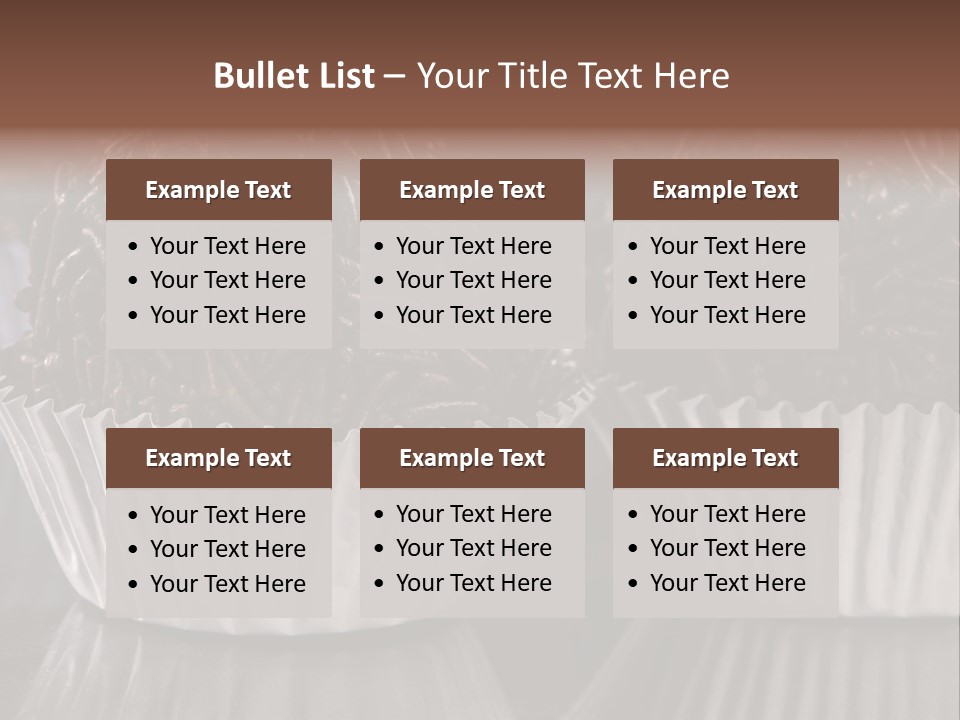 Photography Brigadier Candy PowerPoint Template